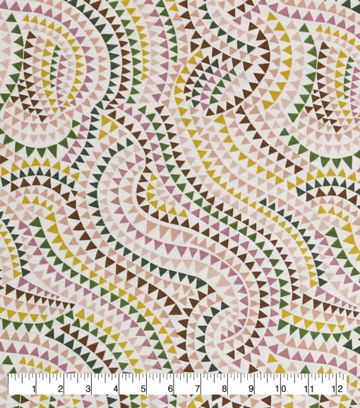 Triangle Swirl Super Snuggle Flannel Fabric - Image 4