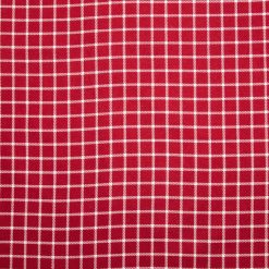 Super Snuggle Red Windowpane Plaid Flannel Fabric