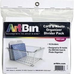 ArtBin 6 Card   Photo Organizer With 16 Dividers
