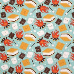 Camp Smore Super Snuggle Flannel Fabric