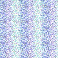 Lilac Floral Stripes Cotton Fabric by Keepsake Calico