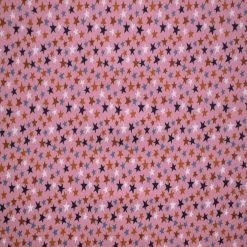 Stars on Pink Modern Quilt Cotton Fabric by Quilter s Showcase