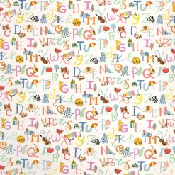 ABC Animals Super Snuggle Flannel Fabric