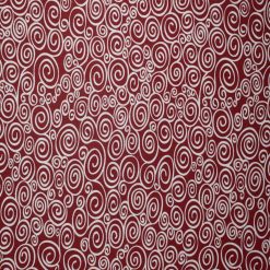 Swirls on Rio Red Cotton Fabric by Quilter s Showcase