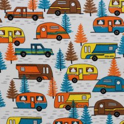 Campers   Trucks Super Snuggle Flannel Fabric
