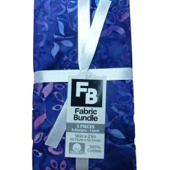 Purple Batik 18 21 Cotton Fabric Quarter Bundle