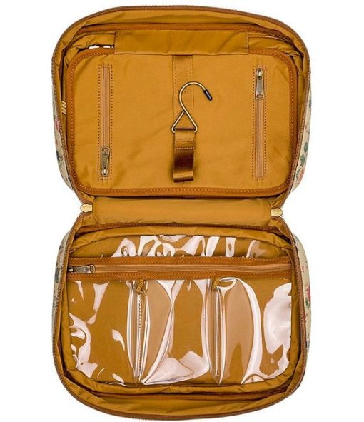 Prairie Rose Printed Hanging Toiletry Kit - Image 3