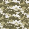 Green Camouflage Anti Pill Fleece Fabric