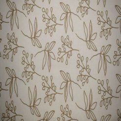 Tan Floral Outline Quilt Cotton Fabric by Quilter s Showcase