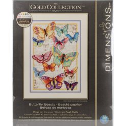 Dimensions 10 x 14 Butterfly Beauty Counted Cross Stitch Kit