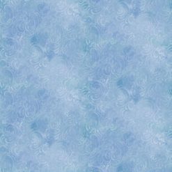 Susan Winget Blue Spring Meadow Swirl Cotton Fabric by Keepsake Calico