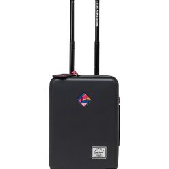 x Jade Purple Brown Butterfly Swirl Night Herschel Heritage Hardshell Large Carry Spinner Suitcase