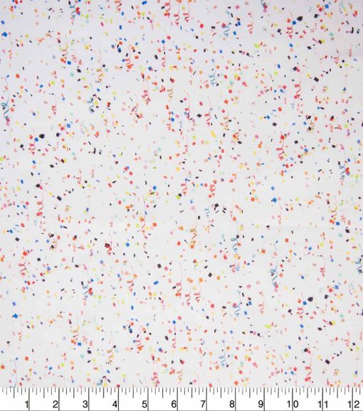 Confetti Streamer Patriotic Cotton Fabric - Image 4