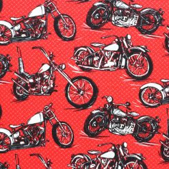 Motorcycles Super Snuggle Flannel Fabric