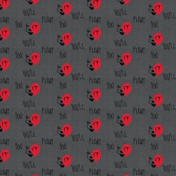 IT Float Heather Pop Culture Cotton Fabric