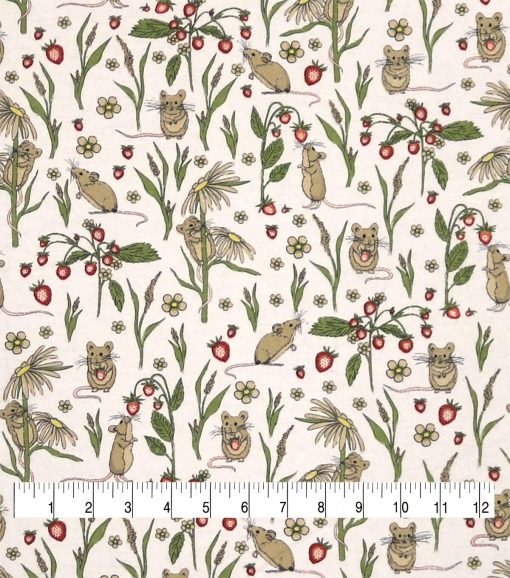 Mouse Super Snuggle Cotton Fabric - Image 3