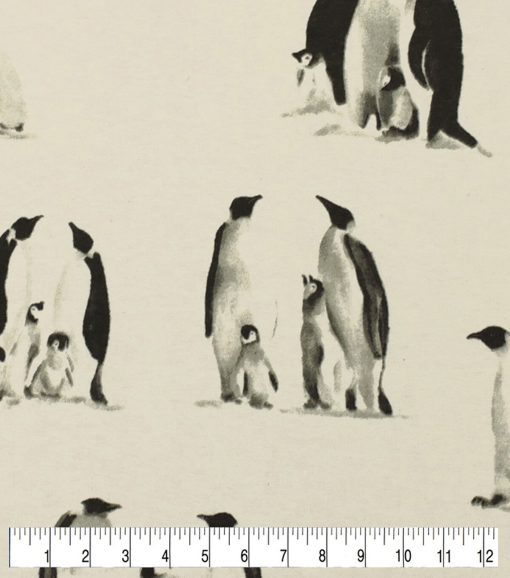 Penguins Super Snuggle Christmas Flannel Fabric - Image 3