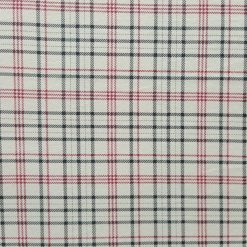 Cream Black Red Plaid Super Snuggle Flannel Fabric