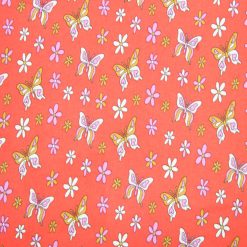 Super Snuggle Multi Bright Butterflies Flannel Fabric