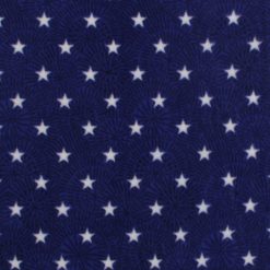 Stars on Blue Circles Anti Pill Fleece Fabric