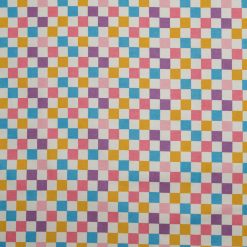 POP! Super Snuggle Checkerboard Multi Pink Flannel Fabric
