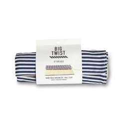 18 x 19 Blue   White Stripes Hook Organizer Case by Big Twist