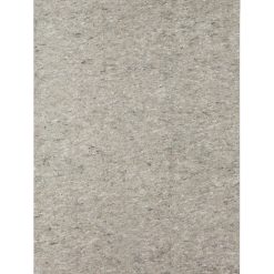 Dual Surface 1/4 Inch Rug Pad Gray 6  Square