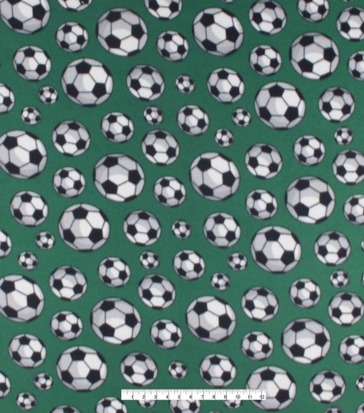 Soccer Blizzard Fleece Fabric - Image 4