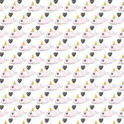 St. Jude Unicorn Whale By Alana Cotton Fabric