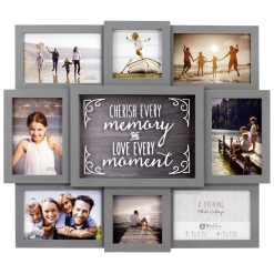 Malden 19 x 17 Cherish Every Memory 8 Photo Collage Frame