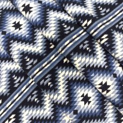 Blue Aztec Super Snuggle Flannel Fabric