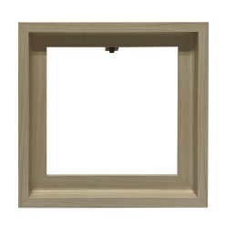 10 x 10 Natural Canvas Float Frame by Place   Time
