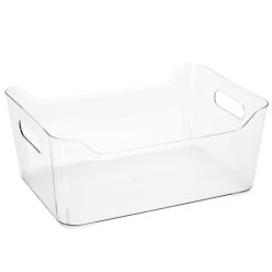 Simplify 14 x 6 Clear Plastic Storage Bin