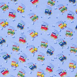 Choo Choo Train Super Snuggle Flannel Fabric