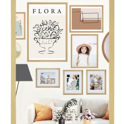 20 x 30 Natural Basic Linear Poster Frame by Place   Time