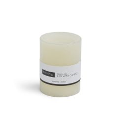 Flameless 3 x4  Cream Smooth Vanilla Scented LED Pillar Candle