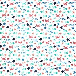 Tiny Sea Life Super Snuggle Flannel Fabric
