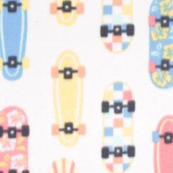 Skateboards Blizzard Prints Fleece Fabric