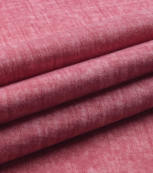 Pink Crosshatch Blizzard Fleece Fabric - Image 3