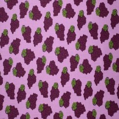 Grapes on Purple Cotton Fabric by Quilter s Showcase