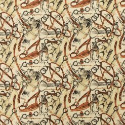 Horse Icons Super Snuggle Flannel Fabric