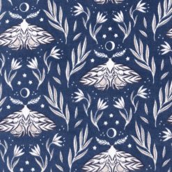 Cool Cottage Moth Luxe Fleece Fabric