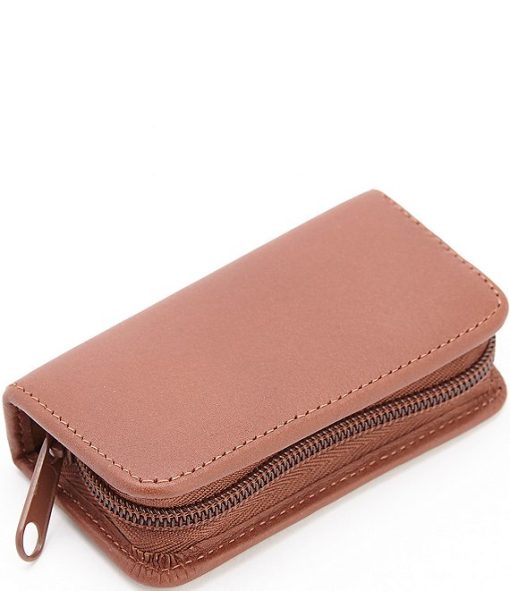 Leather Deluxe Chrome Plated Mini-Manicure Kit - Image 3