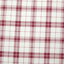 White   Red Plaid Super Snuggle Flannel Fabric