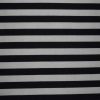 Halloween Black   Gray Stripes Cotton Fabric