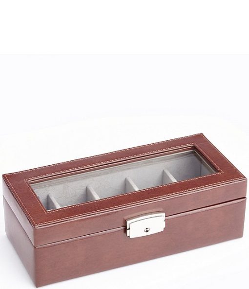 Aristo Leather Five Slot Watch Box - Image 5