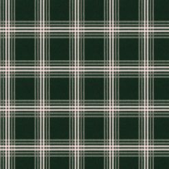 White   Green Plaid Super Snuggle Christmas Flannel Fabric