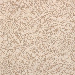 108 Light Brown Floral Blender Wide Flannel Fabric