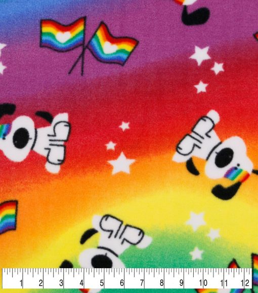 Pride Dogs Anti Pill Fleece Fabric - Image 3
