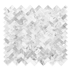 Herringbone Peel   Stick Backsplash Tile